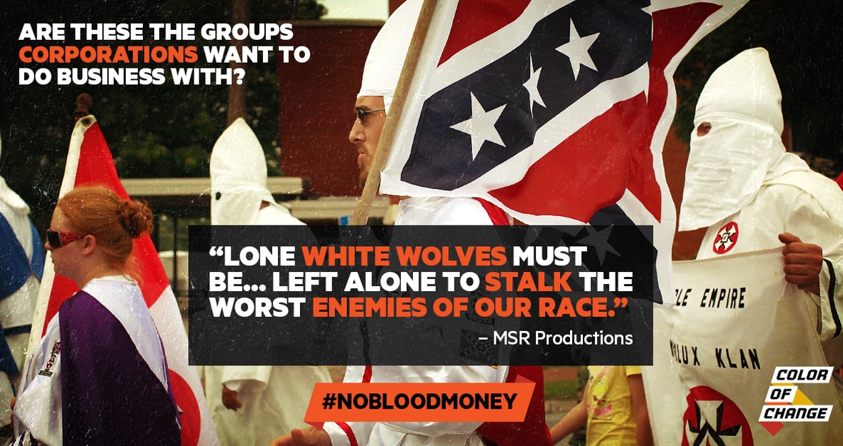 #NoPlatform white supremacist groups