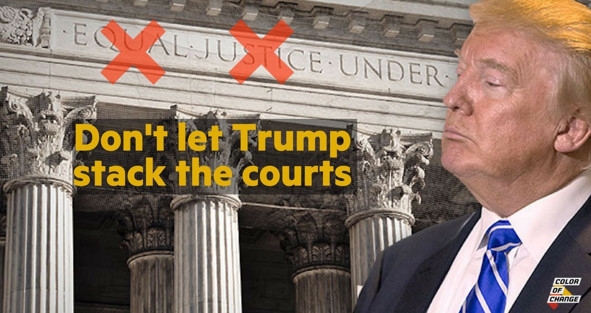 Don't let Trump stack the courts